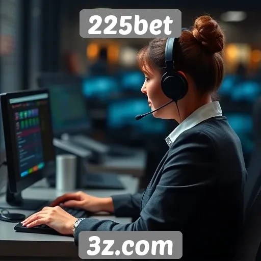 Características do suporte ao cliente da 225bet